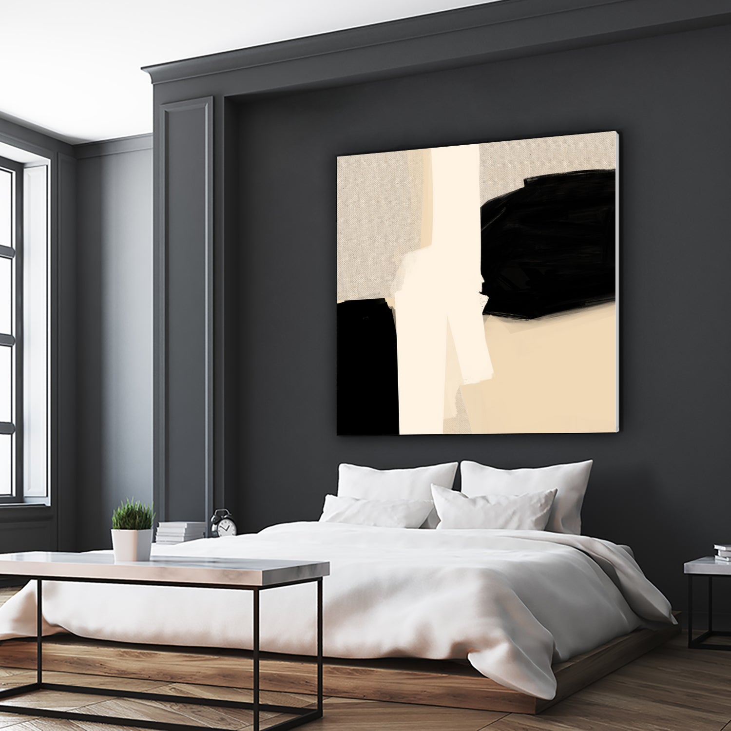 Opposites Attract 5 by Simona Gocan on GIANT ART - illustration neutral tones