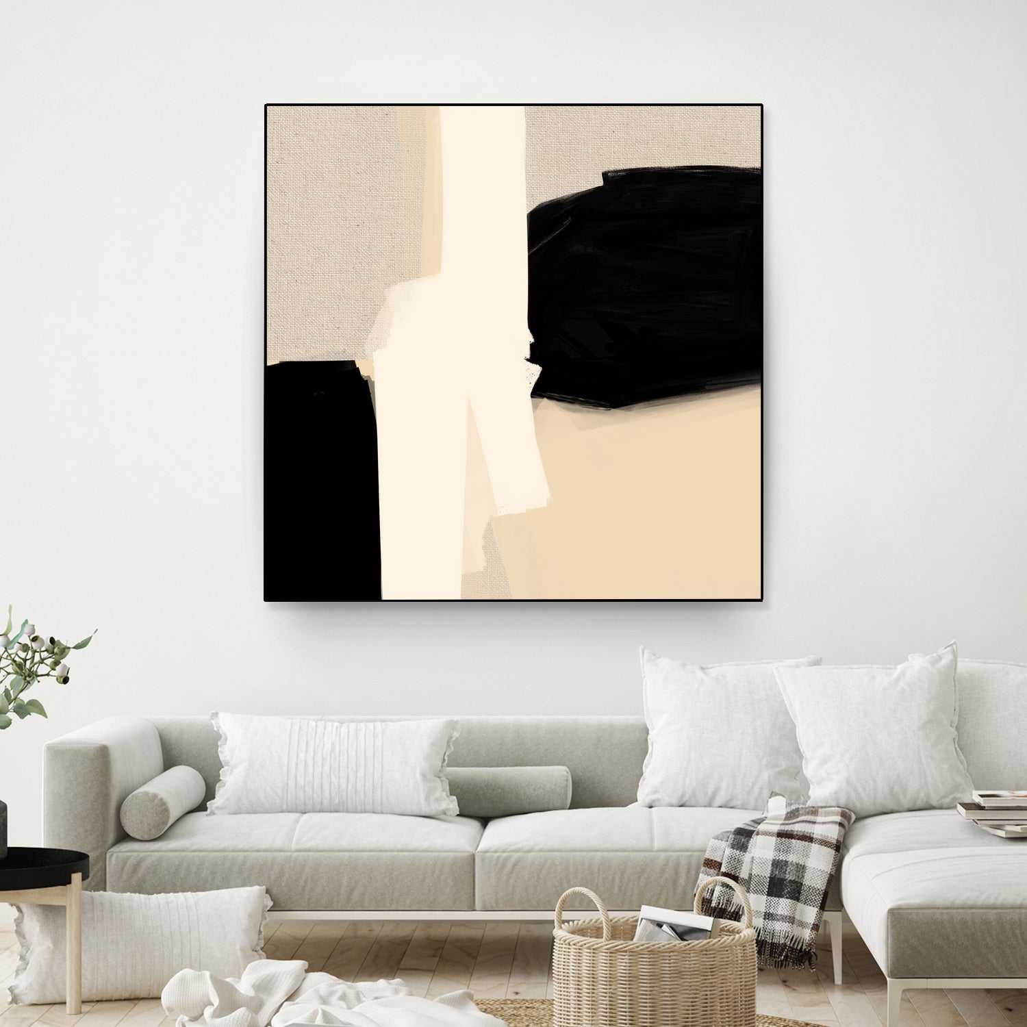 Opposites Attract 5 by Simona Gocan on GIANT ART - illustration neutral tones