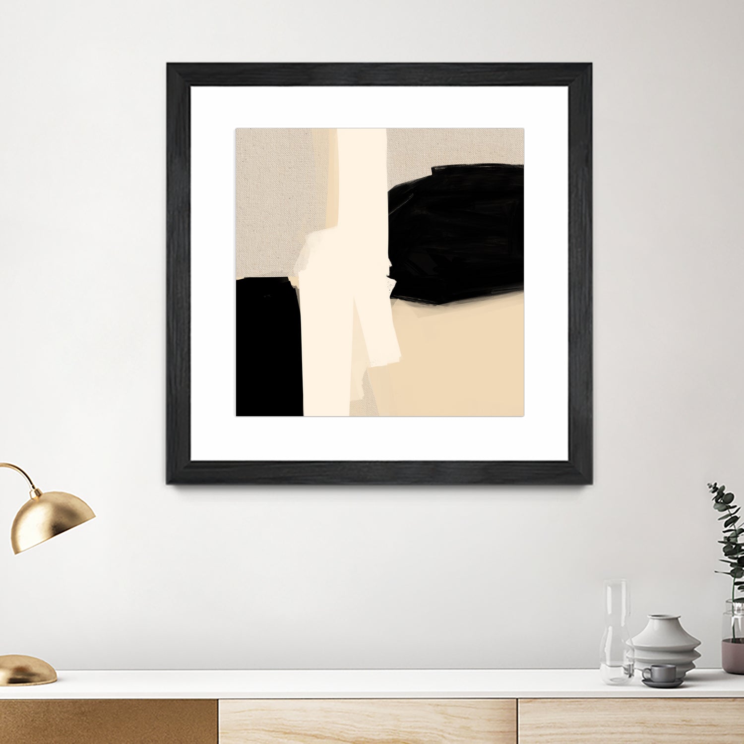 Opposites Attract 5 by Simona Gocan on GIANT ART - illustration neutral tones