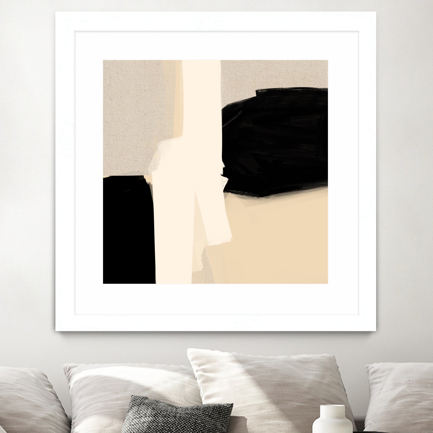 Opposites Attract 5 by Simona Gocan on GIANT ART - illustration neutral tones