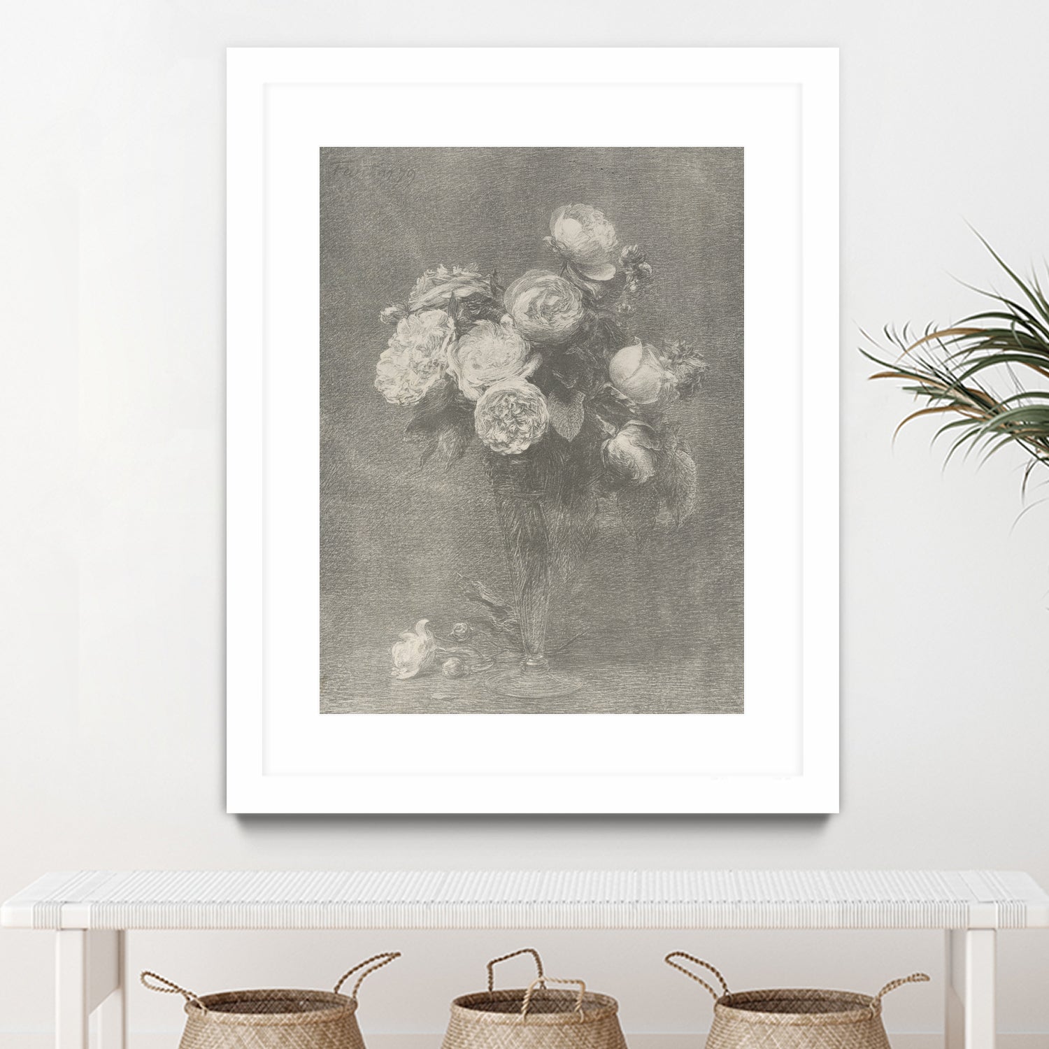 Bouquet of Roses by Henri Fantin Latour on GIANT ART -  henri fantin latour