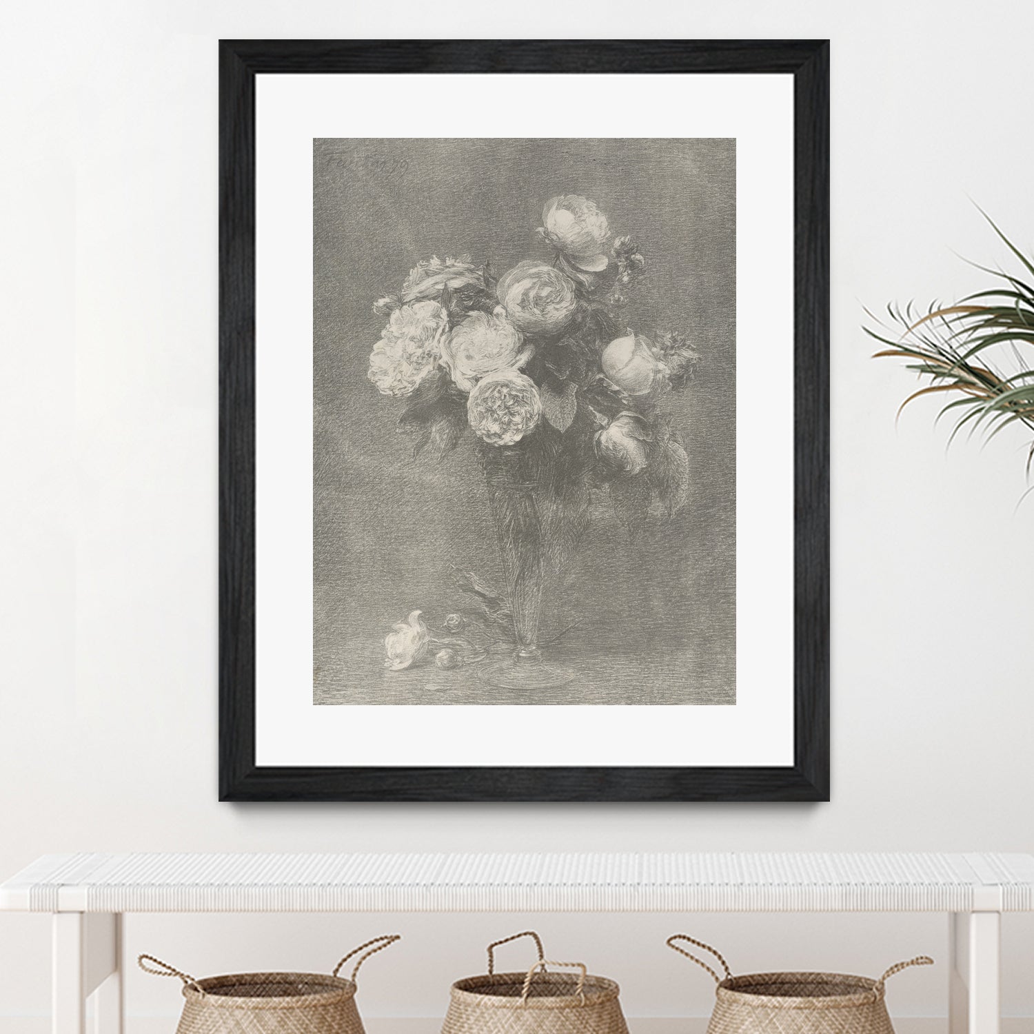 Bouquet of Roses by Henri Fantin Latour on GIANT ART -  henri fantin latour