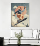 Skiing Adventure by Emel Tunaboylu on GIANT ART -  skiing25