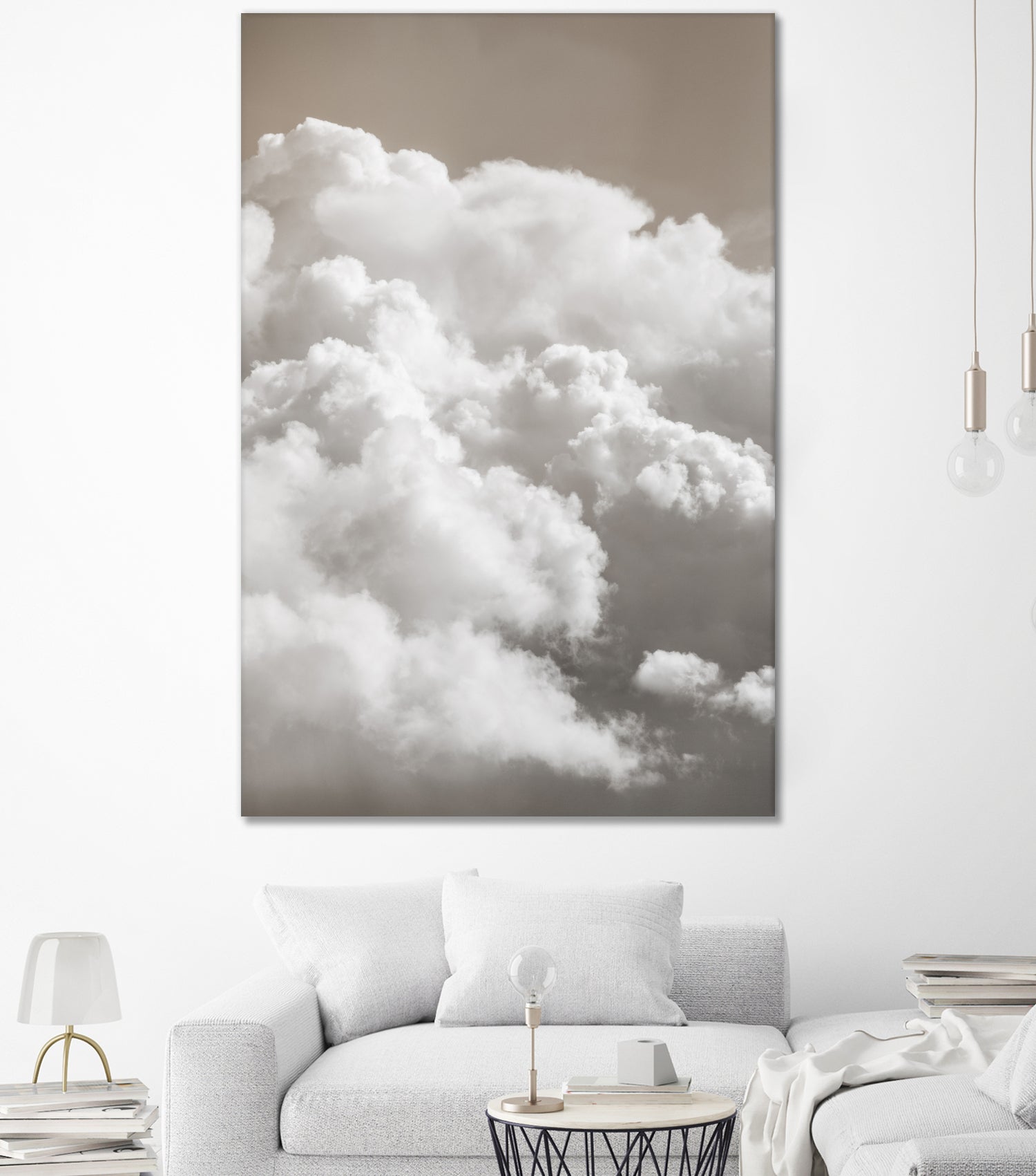 Sandy Clouds by Mareike Bohmer on GIANT ART -  cloud