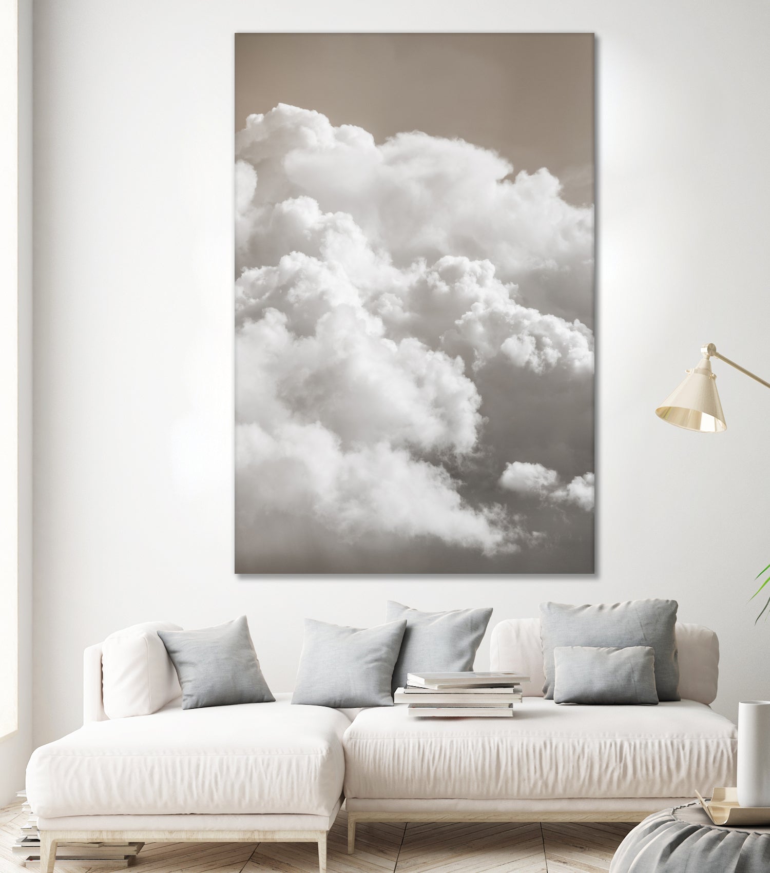 Sandy Clouds by Mareike Bohmer on GIANT ART -  cloud