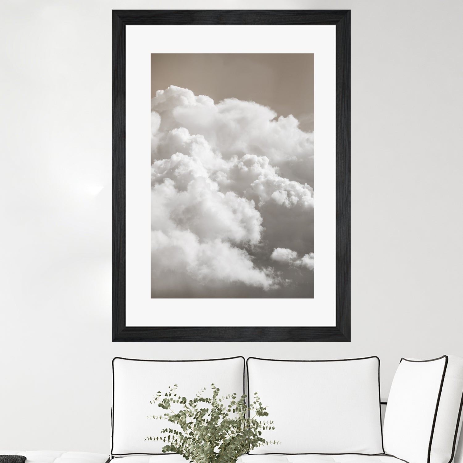 Sandy Clouds by Mareike Bohmer on GIANT ART -  cloud