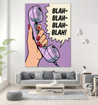 Blah Blah Blah by Andreas Magnusson on GIANT ART - illustration telephone