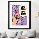 Blah Blah Blah by Andreas Magnusson on GIANT ART - illustration telephone