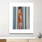 Behind the Curtains by Andreas Magnusson on GIANT ART - illustration woman