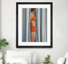 Behind the Curtains by Andreas Magnusson on GIANT ART - illustration woman