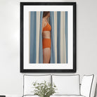 Behind the Curtains by Andreas Magnusson on GIANT ART - illustration woman