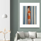 Behind the Curtains by Andreas Magnusson on GIANT ART - illustration woman