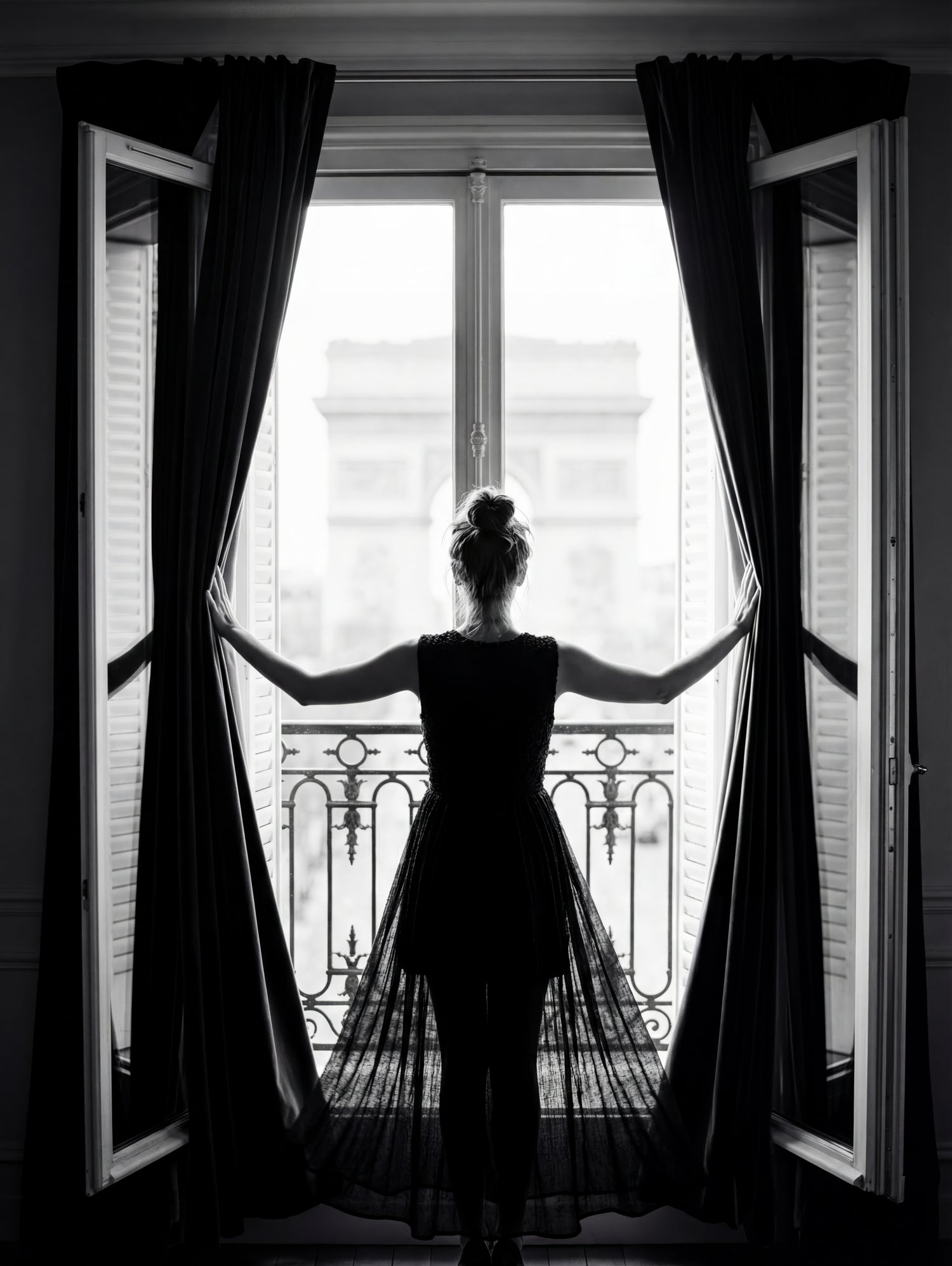 Letting In Daylight by Andreas Magnusson on GIANT ART - illustration black and white