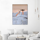 Morning Wine 3 by Flow Line on GIANT ART - illustration woman