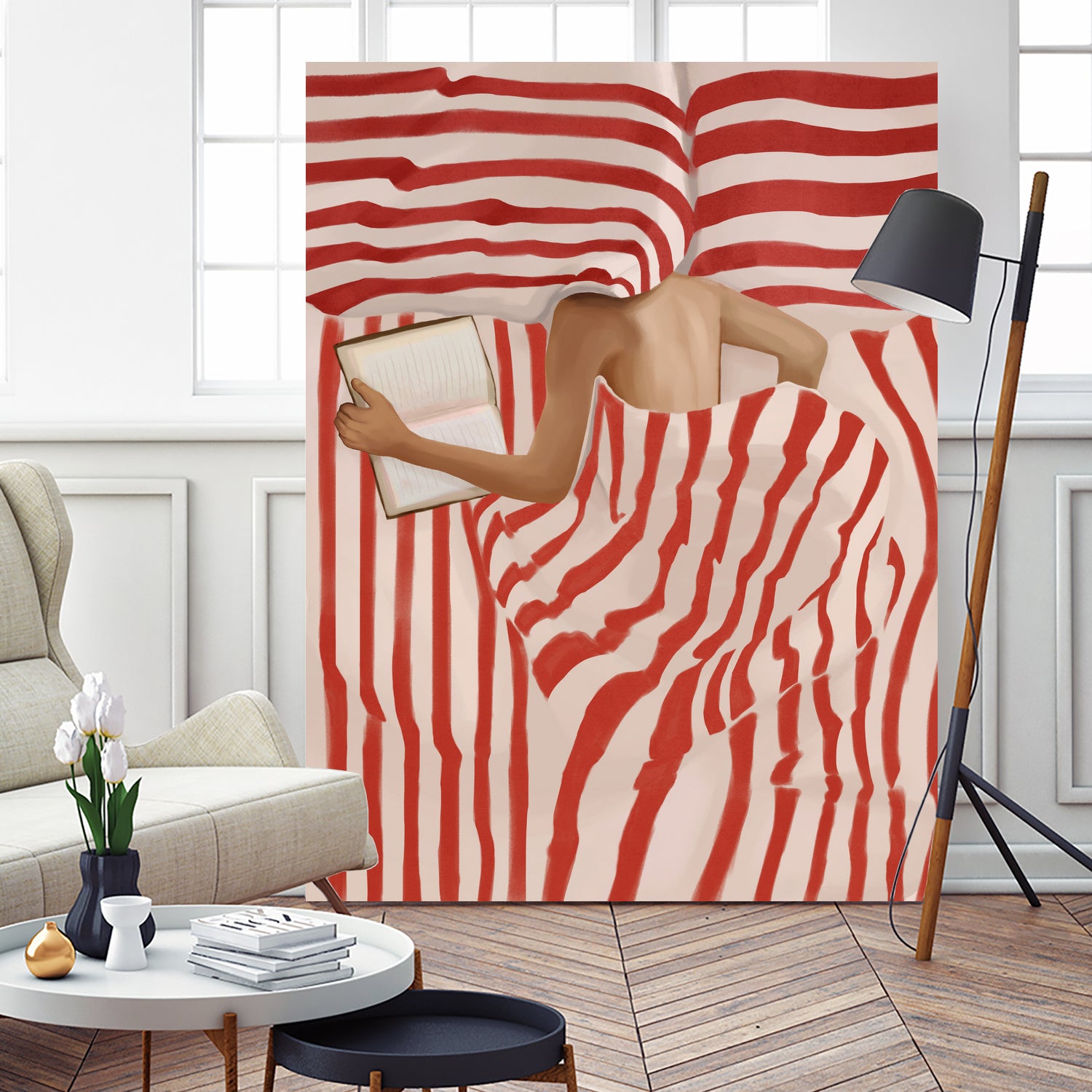 Between the Lines by Flow Line on GIANT ART - illustration stripes