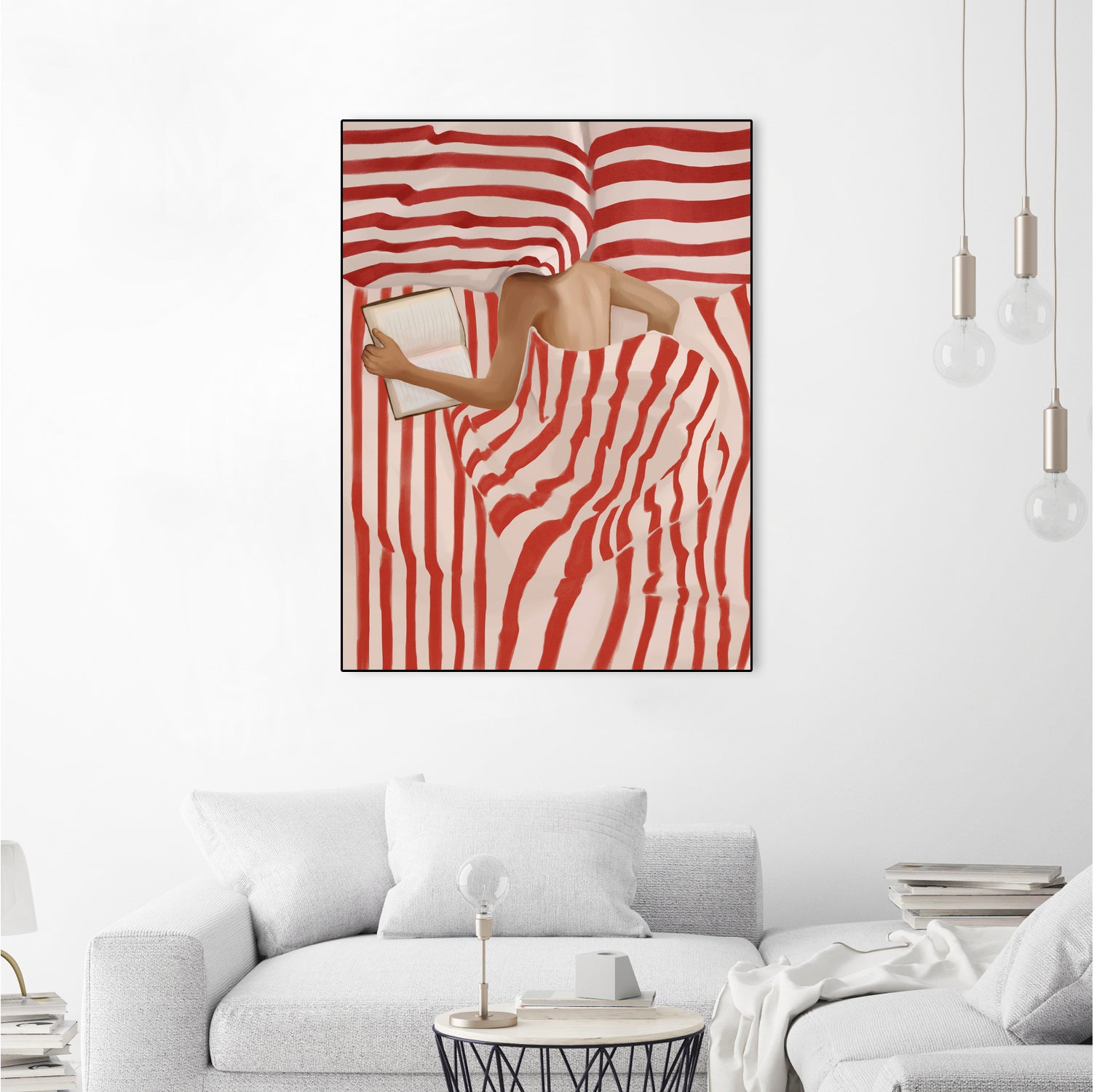 Between the Lines by Flow Line on GIANT ART - illustration stripes