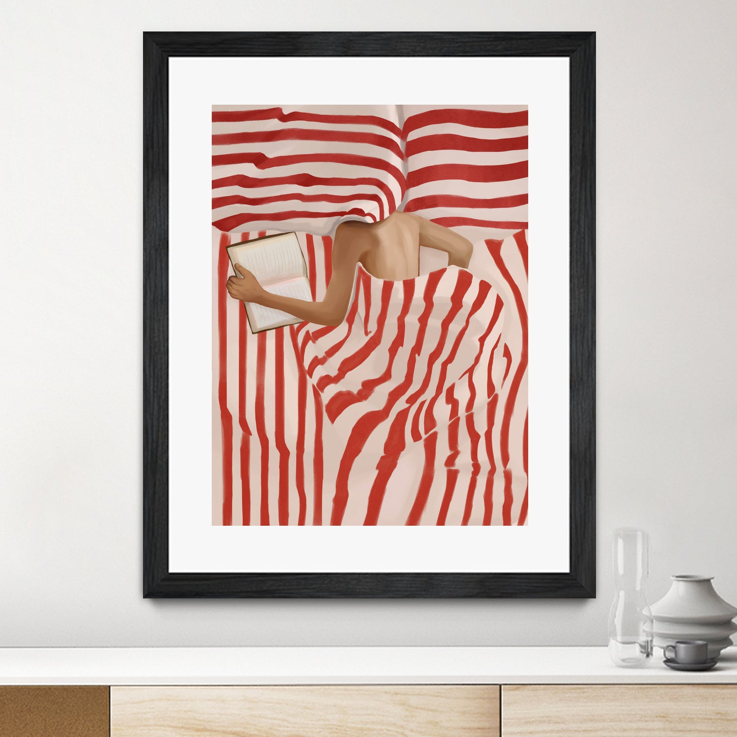 Between the Lines by Flow Line on GIANT ART - illustration stripes