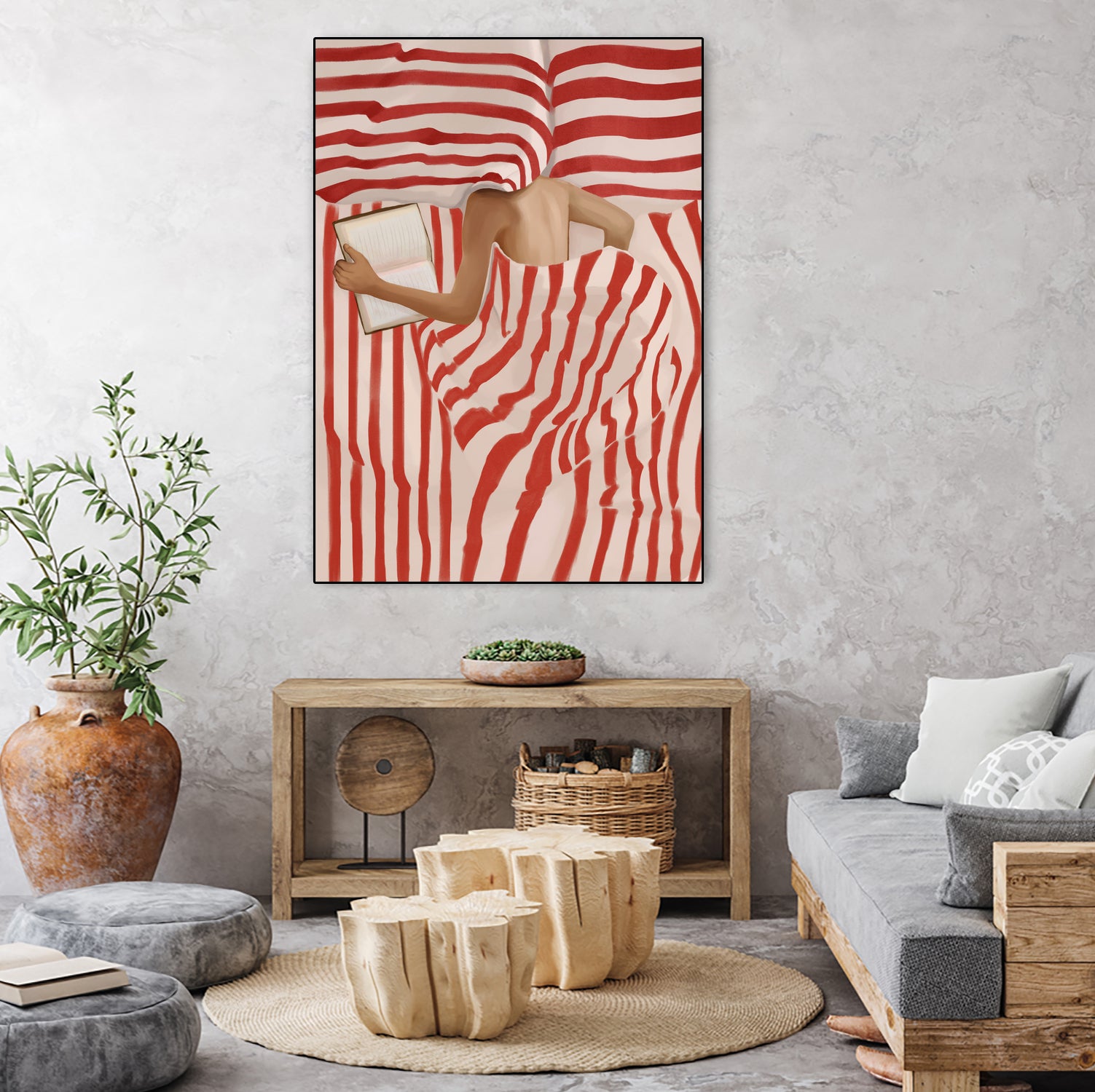 Between the Lines by Flow Line on GIANT ART - illustration stripes