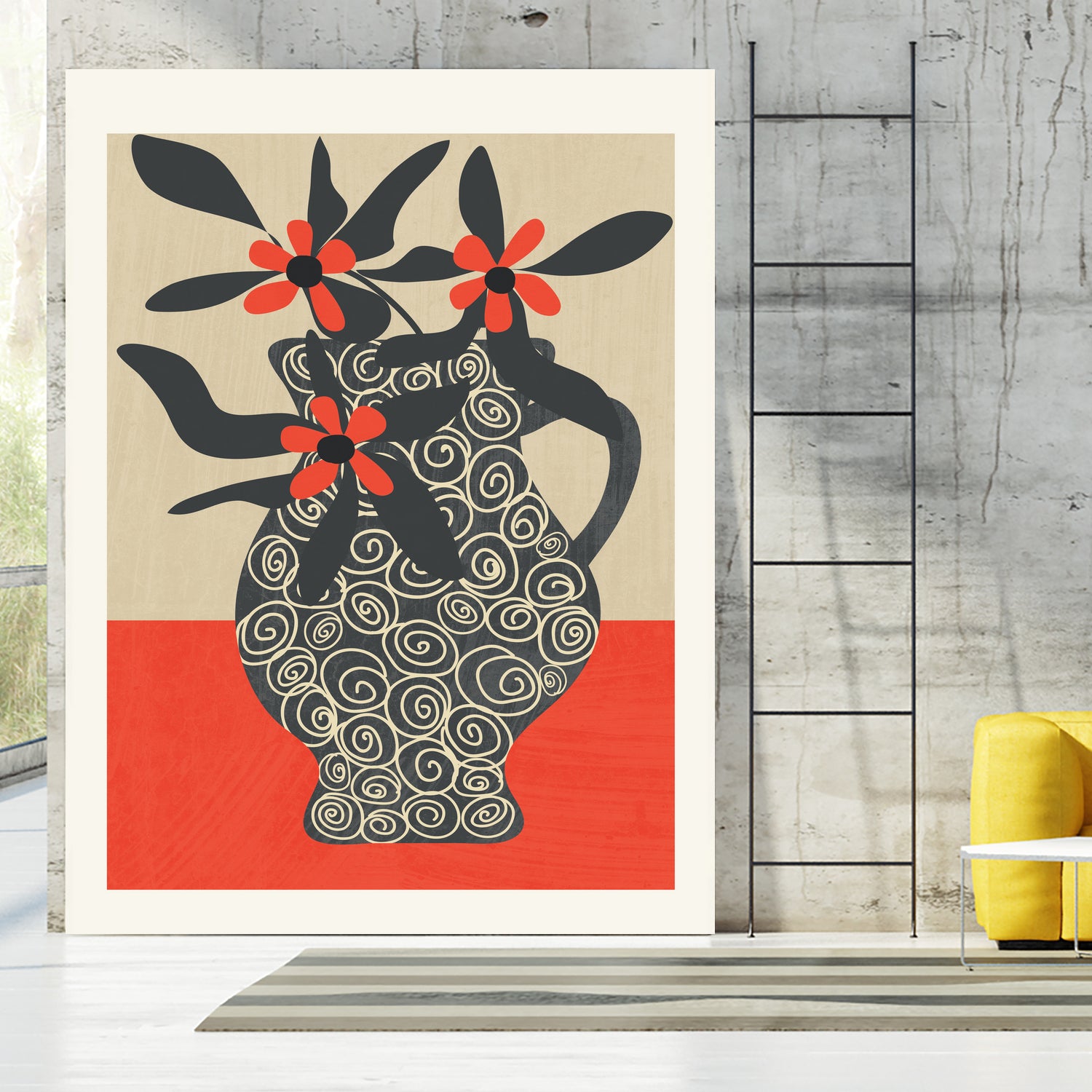 Modern Bloom by Flow Line on GIANT ART - illustration abstract
