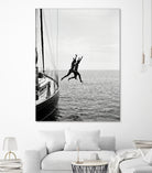 Jumping From a Boat by Andreas Magnusson on GIANT ART - photography boat