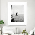 Jumping From a Boat by Andreas Magnusson on GIANT ART - photography boat
