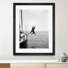 Jumping From a Boat by Andreas Magnusson on GIANT ART - photography boat