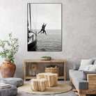 Jumping From a Boat by Andreas Magnusson on GIANT ART - photography boat