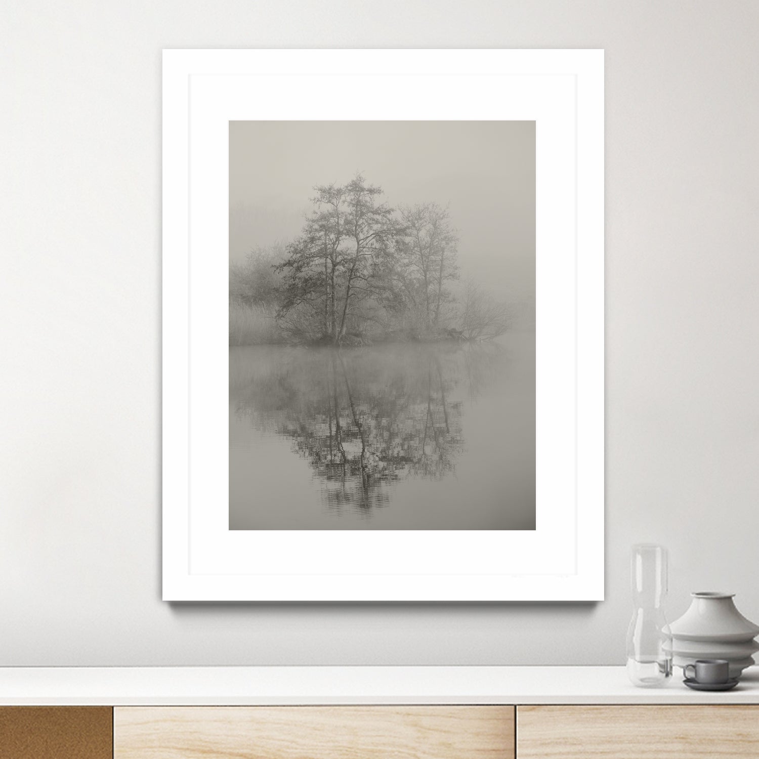 Swan lake by By PEJ on GIANT ART -  botanical 
