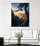 Forests towering over endless mountains by Yuan Cui on GIANT ART -  photography 