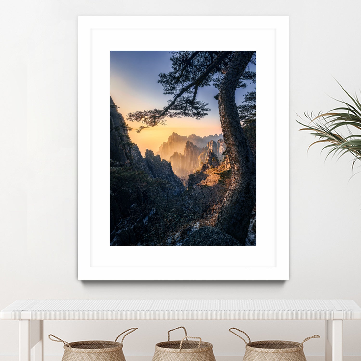 Forests towering over endless mountains by Yuan Cui on GIANT ART -  photography 