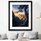 Forests towering over endless mountains by Yuan Cui on GIANT ART -  photography 