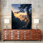 Forests towering over endless mountains by Yuan Cui on GIANT ART -  photography 