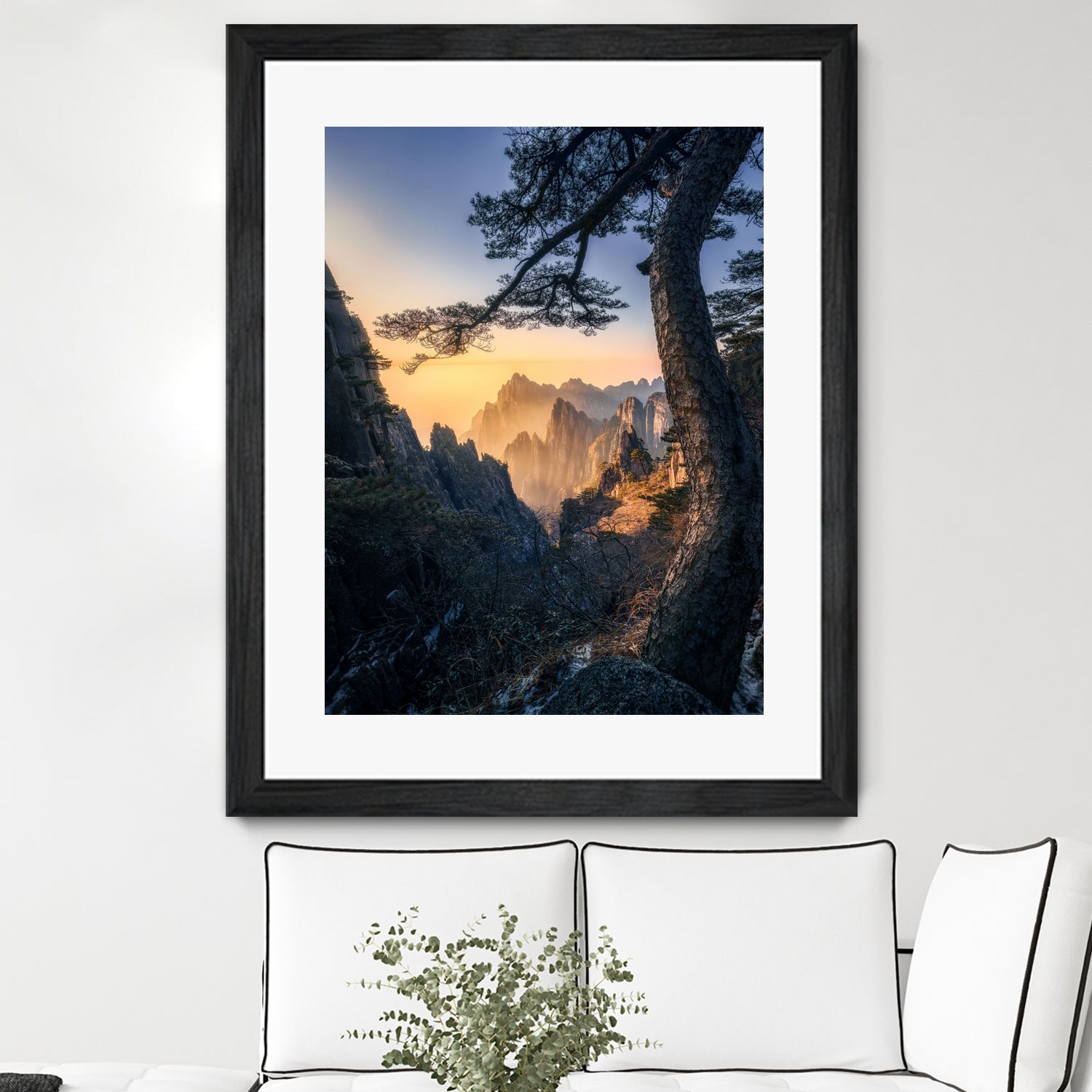 Forests towering over endless mountains by Yuan Cui on GIANT ART -  photography 