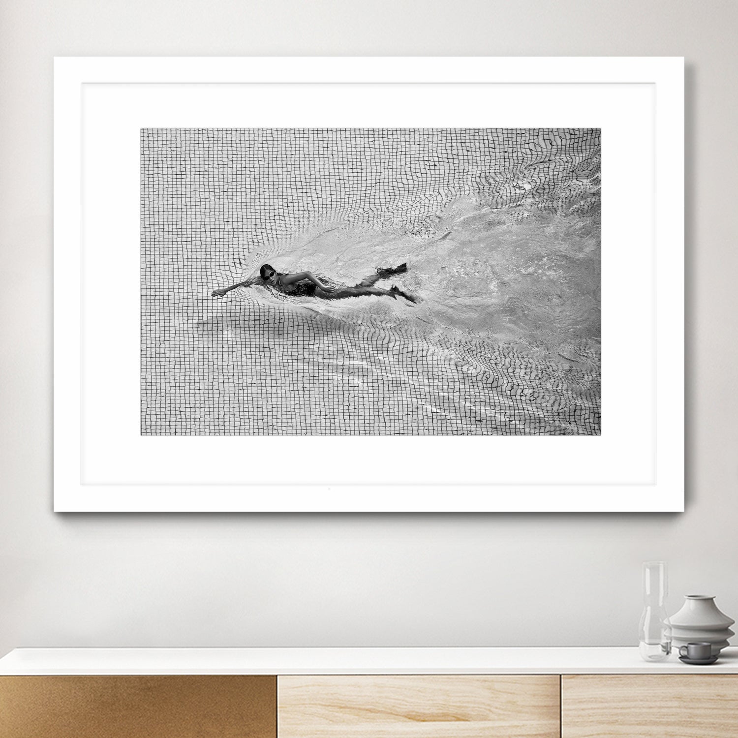 Breaking the net by C.S. on GIANT ART - photography swim