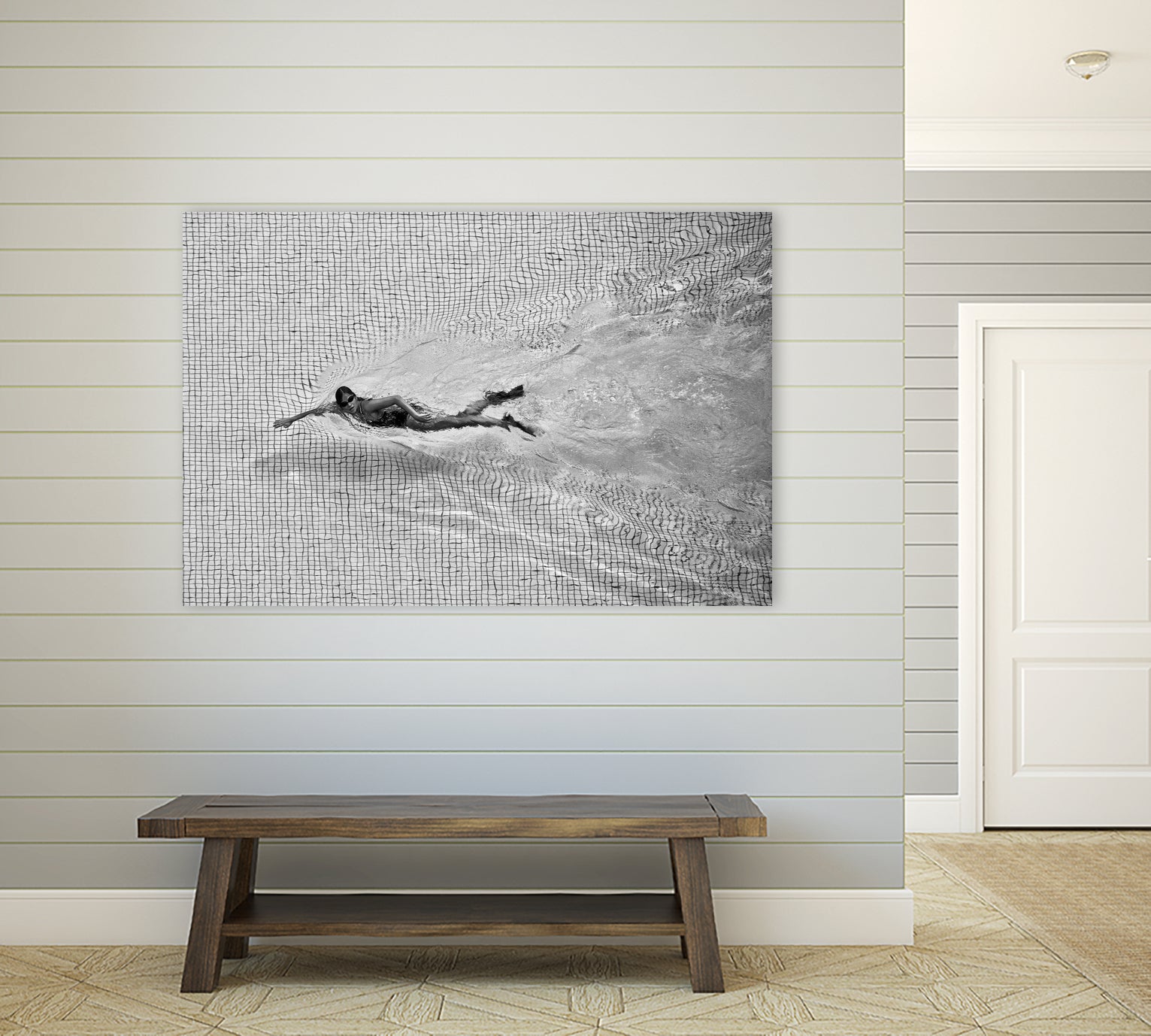 Breaking the net by C.S. on GIANT ART - photography swim