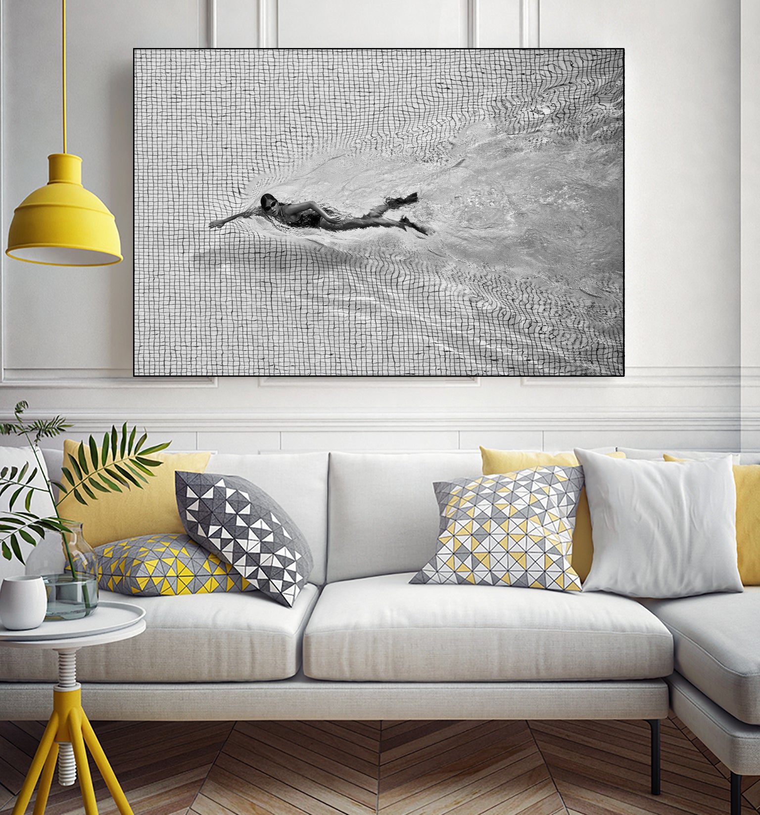 Breaking the net by C.S. on GIANT ART - photography swim