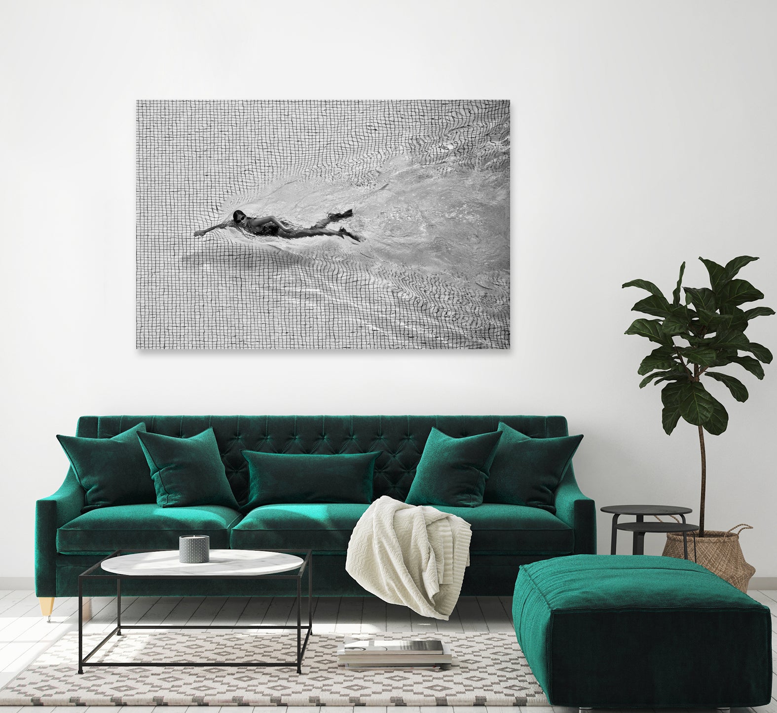 Breaking the net by C.S. on GIANT ART - photography swim