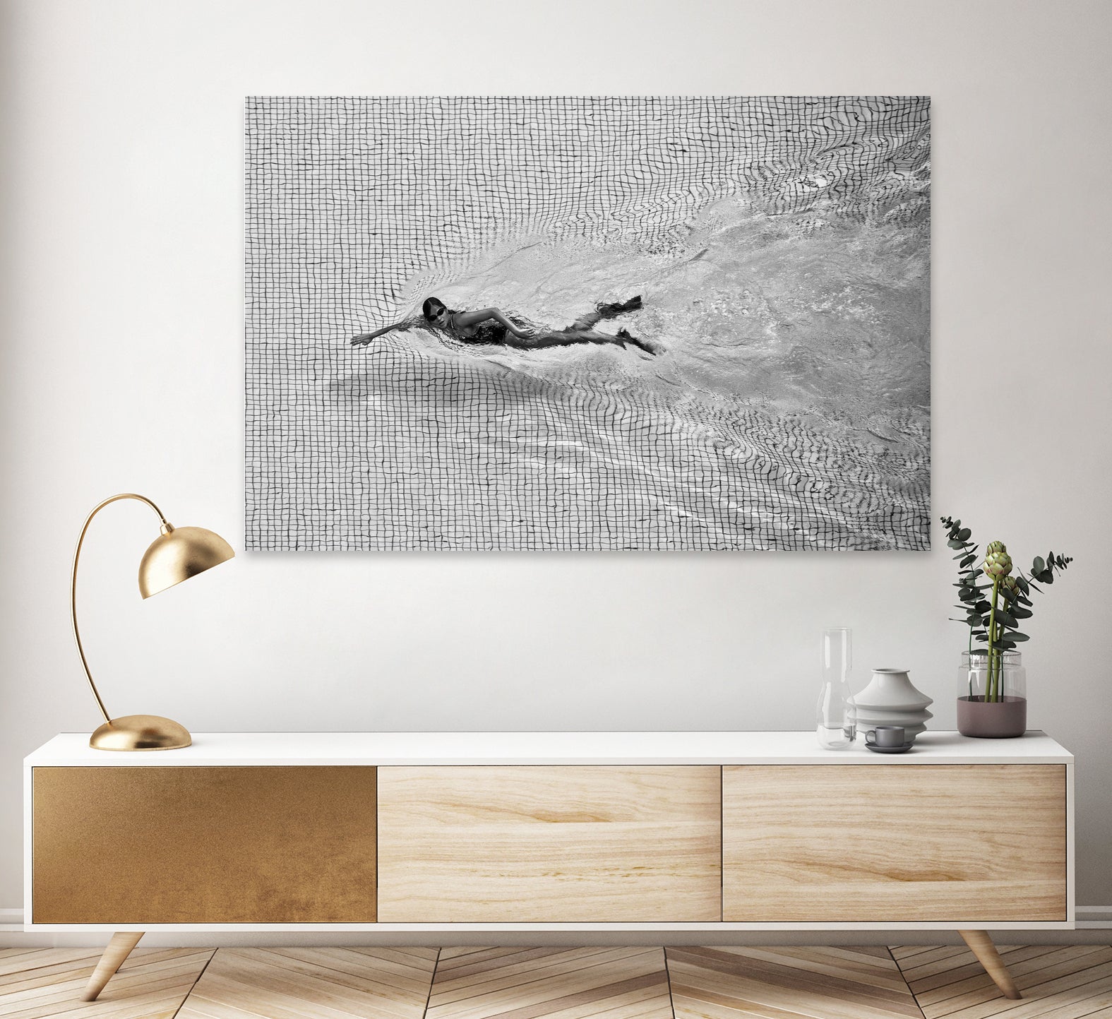 Breaking the net by C.S. on GIANT ART - photography swim
