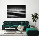 Race against the time and wind by Peter on GIANT ART - photography skier