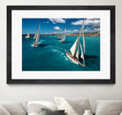 Race start by Marc Pelissier on GIANT ART - sailboats photography sailboats