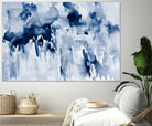 Blueberry Splatter Abstract by Kat Papa on GIANT ART - abstract blueberry