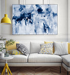 Blueberry Splatter Abstract by Kat Papa on GIANT ART - abstract blueberry