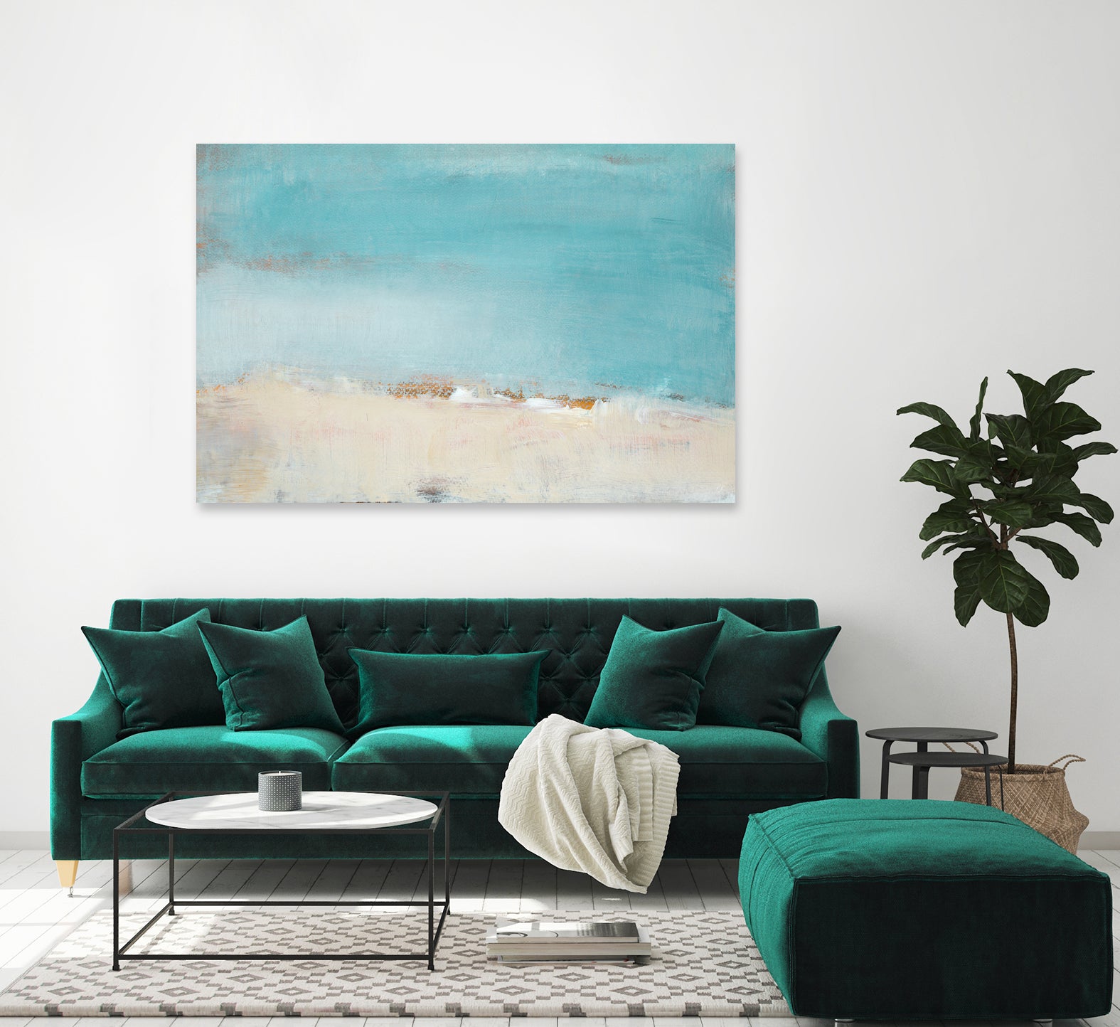 Sea Dreams Muted by Lanie Loreth on GIANT ART - abstract sea