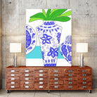 Blue Vase I by Deidre Mosher on GIANT ART - decorative 