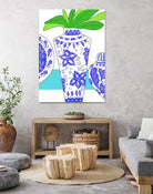 Blue Vase I by Deidre Mosher on GIANT ART - decorative 