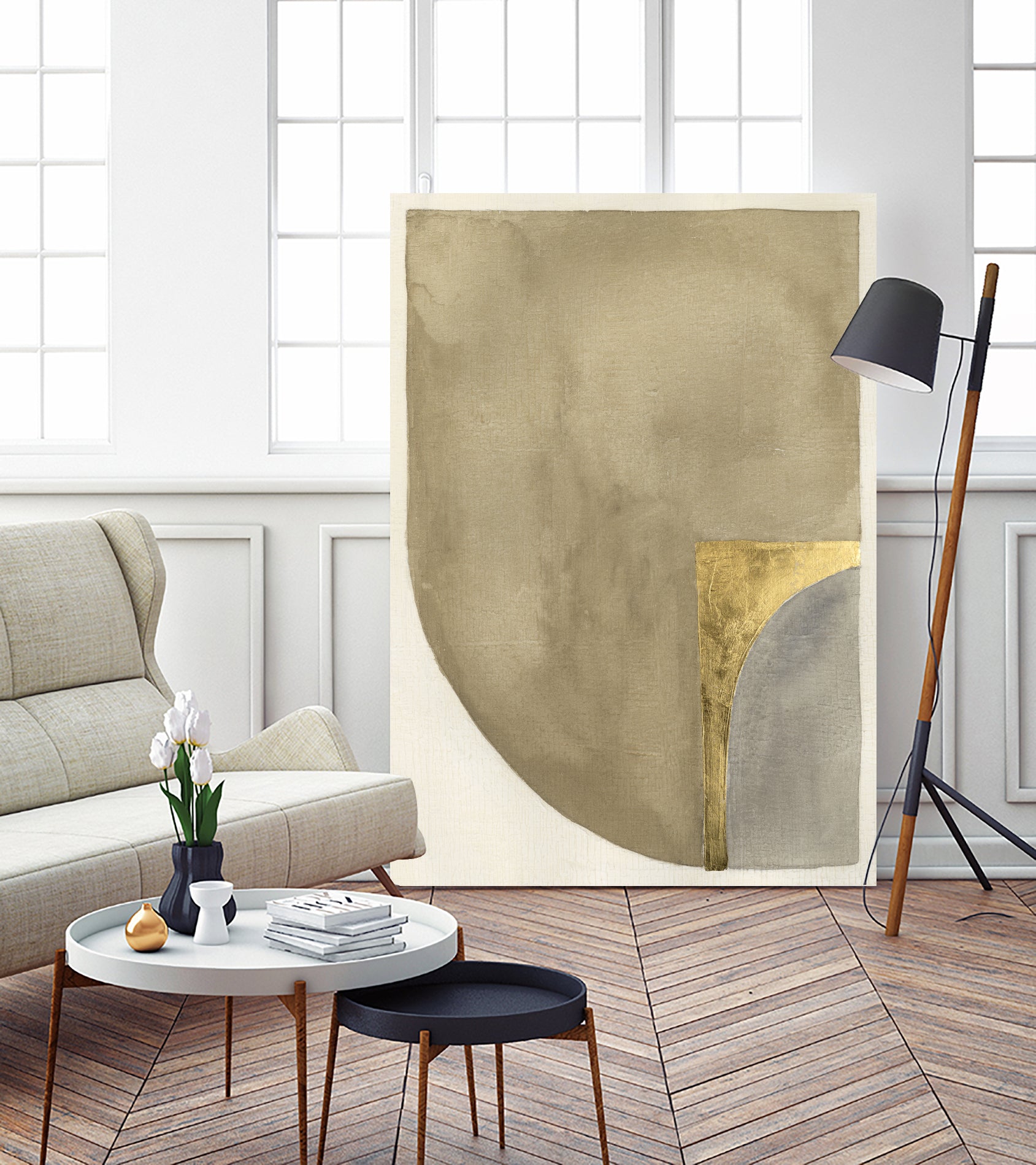 Embellished Valor I by Vanna Lam on GIANT ART - abstract geometrics abstract