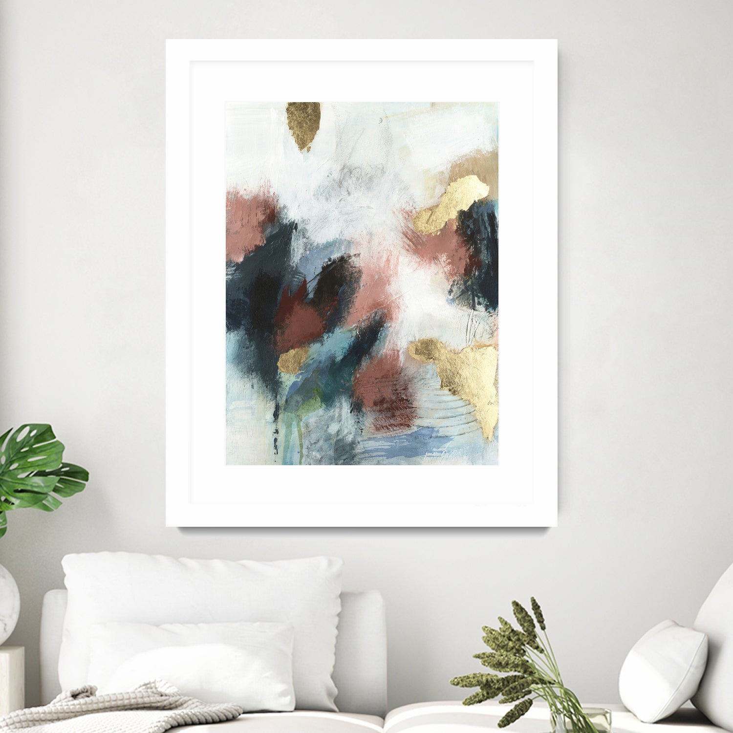 Gold Farallon I by Victoria Barnes on GIANT ART - abstract geometrics abstract