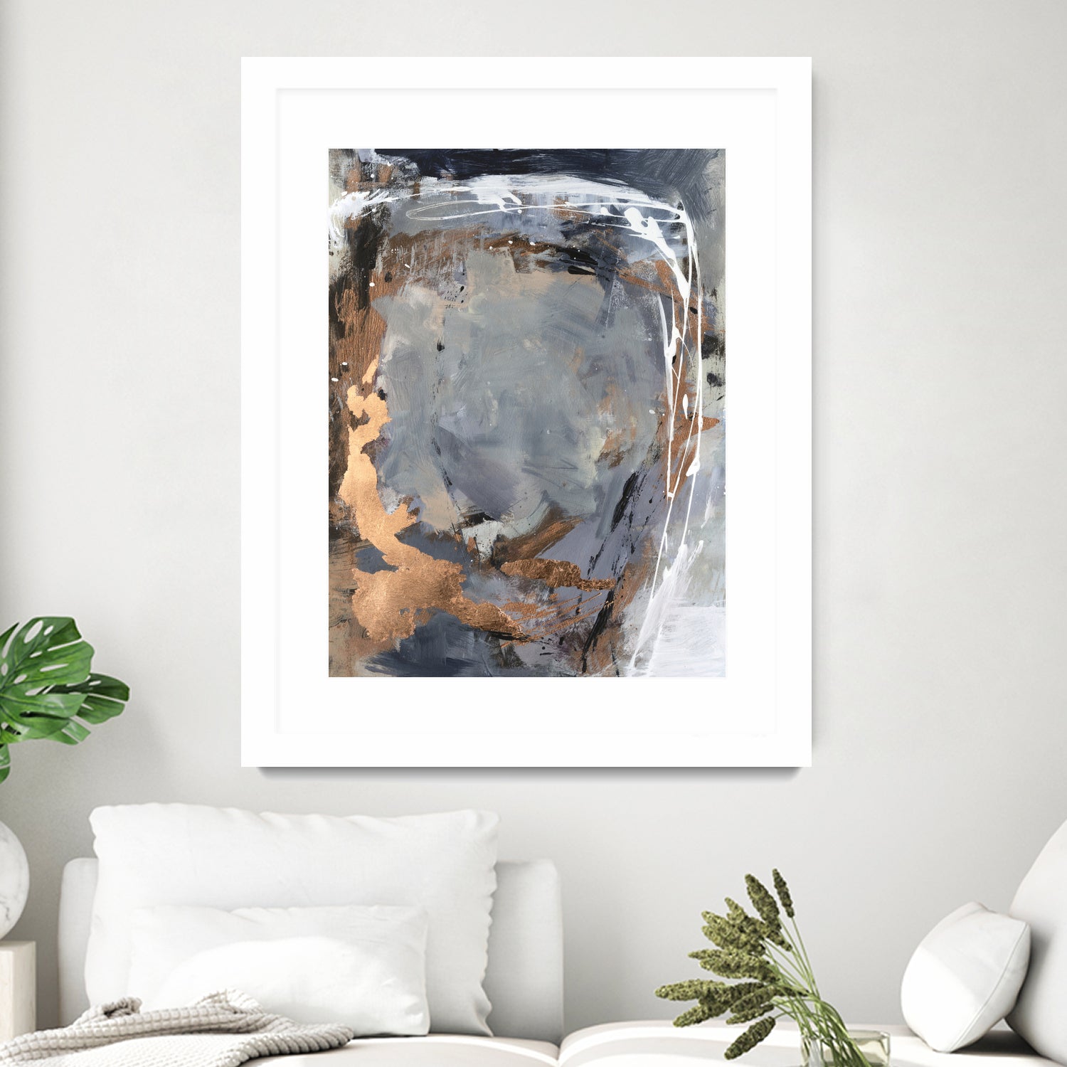 Copper Crested Twilight  I by Victoria Barnes on GIANT ART - abstract geometrics abstract