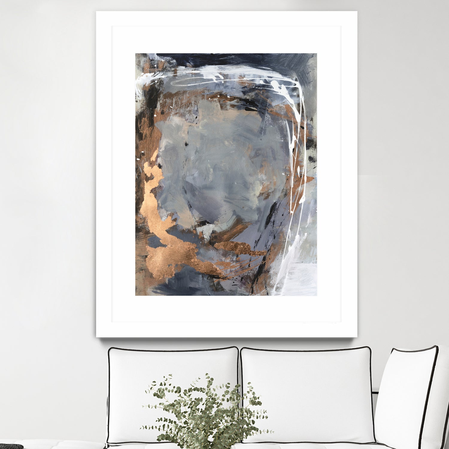 Copper Crested Twilight  I by Victoria Barnes on GIANT ART - abstract geometrics abstract