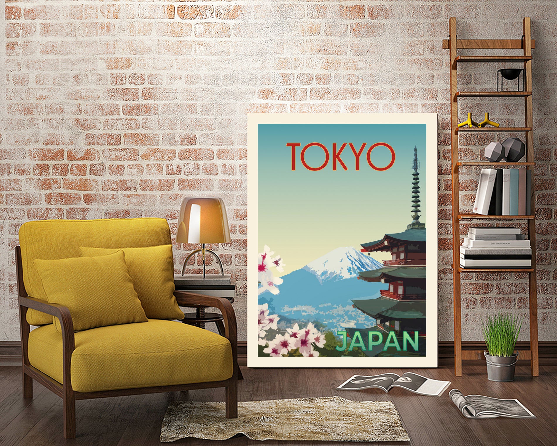 Retro Style Travel by Victoria Barnes on GIANT ART - landscape